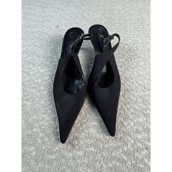 Giuseppe Zanotti Shoes Womens Size 38.5 Kitten Heel Pointed Toe Made in Italy - Picture 1 of 10